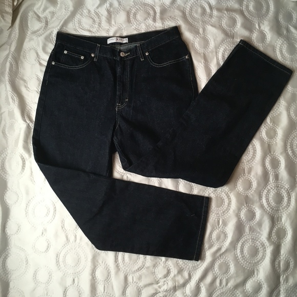 Dark Wash Tommy Hilfiger Jeans 12 Triple T - Picture 1 of 5